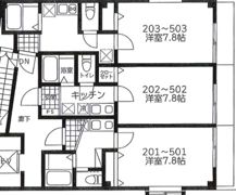 レクシェル押上の間取り画像