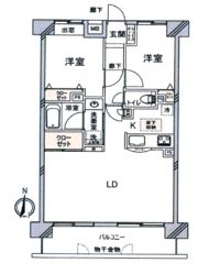 クレアール草加の間取り画像