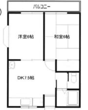 オレンジコーポの間取り画像