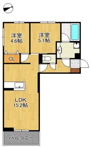 D-ROOM中原東の間取り画像