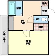 岡田マンションの間取り画像