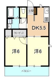 クレッシェントⅠの間取り画像