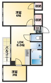 クレドールの間取り画像