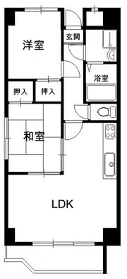 梅田プレミアムコートの間取り画像