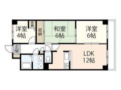 カルフール大町の間取り画像