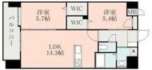 フルール米屋町の間取り画像
