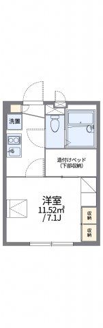 レオパレス追分の間取り画像