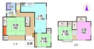 学南町戸建の間取り画像