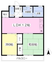 サンハイツ宮前の間取り画像