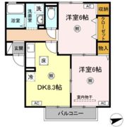 ヴィルフィルC棟の間取り画像
