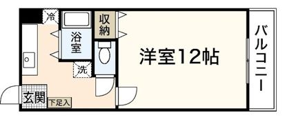 第二タウン皆賀の間取り画像