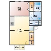 コーポいなだの間取り画像