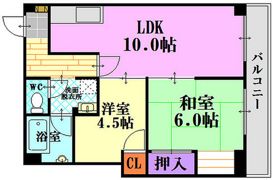 マンションサカエの間取り画像