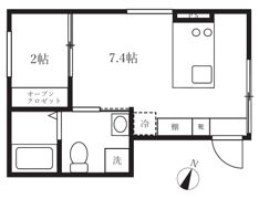 アピチェ南千住B棟の間取り画像