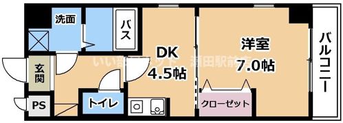 ヴェルジュ南草津の間取り画像