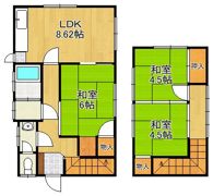 昭和1丁目戸建ての間取り画像