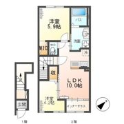 桜フラッツの間取り画像