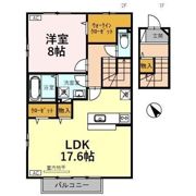 リビングタウン松若町 A棟の間取り画像