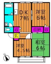 ウインディア水江の間取り画像