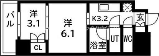 ウエリスアーバン守口の間取り画像