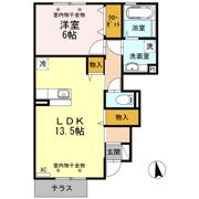 D-room西荒屋 A棟の間取り画像