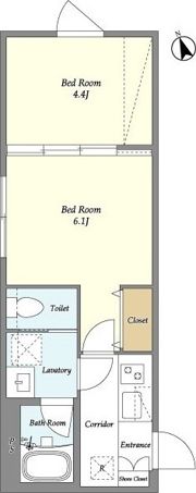 ネオアーバンレジデンス方南町の間取り画像