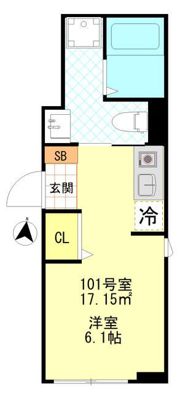 FERIO三河島の間取り画像