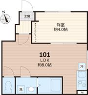 vinosity 船橋飯山満の間取り画像