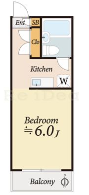 コーポ5旭ケ丘の間取り画像