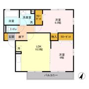 セシオン吉野の間取り画像