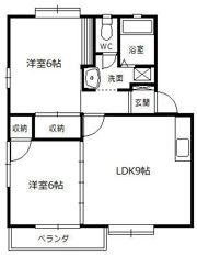 エスペランス広沢 Aの間取り画像
