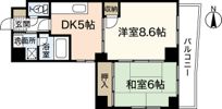 ヴァンサンク堺町の間取り画像