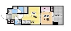 LaCASA京橋の間取り画像