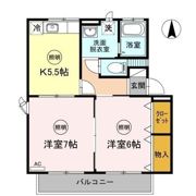 クレストヤマ?B-の間取り画像