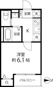 T’s Cuore六町Ⅰの間取り画像