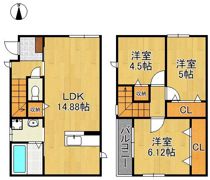 サンラプロ東鳴水A棟の間取り画像