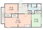 アンプルール A棟の間取り画像