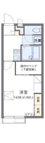 レオパレスアドヴァンテージの間取り画像