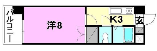 メゾン中村2の間取り画像