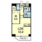 mon reve九学通りの間取り画像