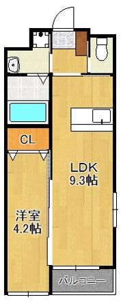 ベルクグランツ戸畑駅前の間取り画像