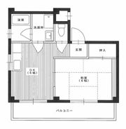 ハイツキシモトの間取り画像