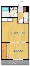 エルソル学研台の間取り画像