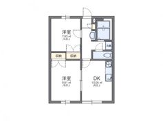 レオパレスパークサイド アイの間取り画像