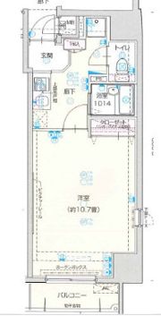 ヴェルト西大島グラーセの間取り画像