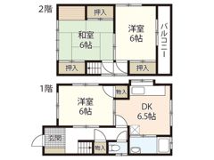 安東貸家の間取り画像