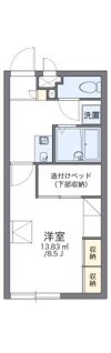 レオパレスなかちの間取り画像