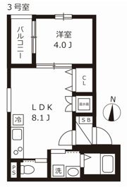 バズ北巽の間取り画像