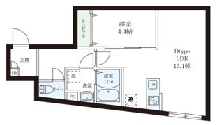 レピュア小石川レジデンスⅡの間取り画像