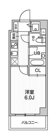 コンシェリア新橋の間取り画像